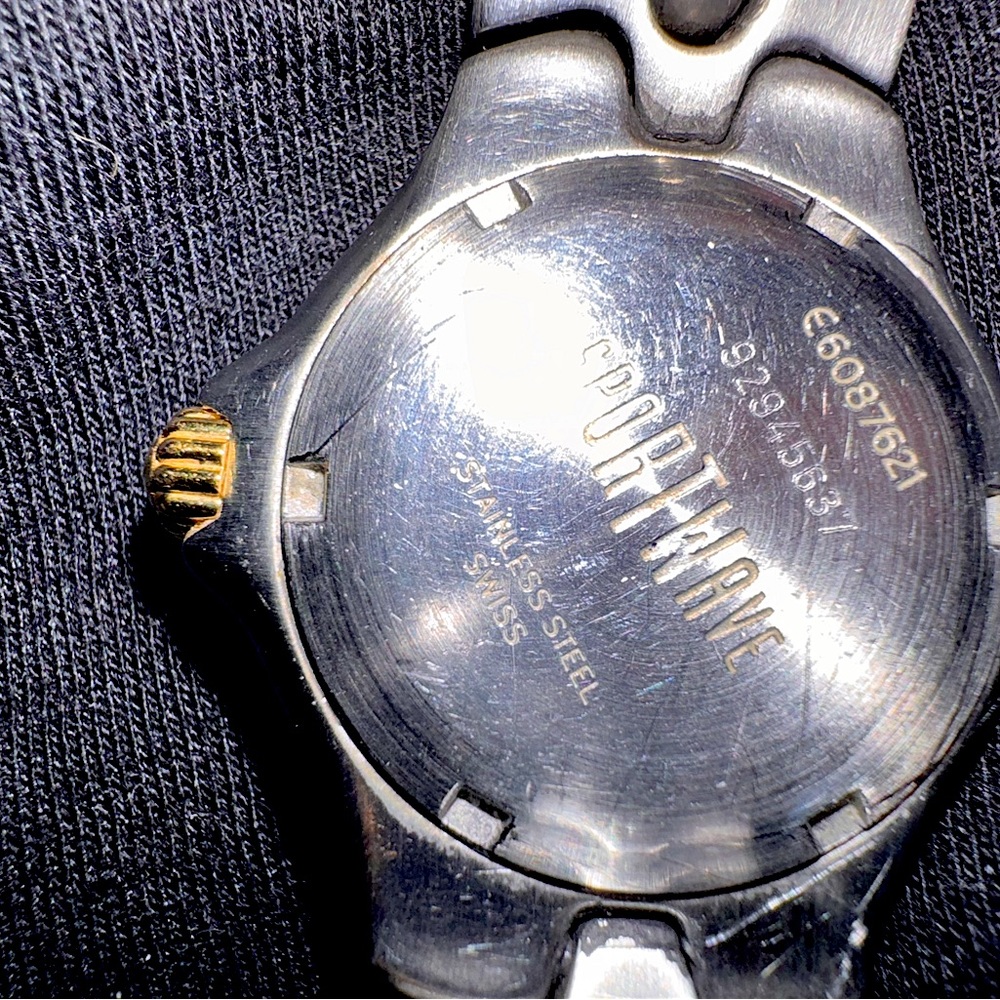 Women’s Ebel Sportwave stainless steel watch. Beautiful watch!